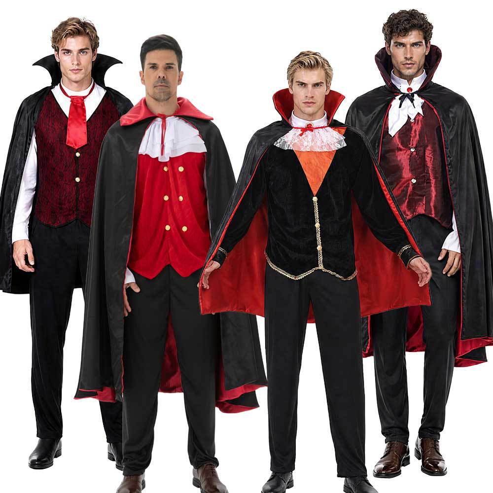 Halloween Adult Vampire Cosplay Costume Vampire Devil Duke Party Role Play Costume Outfit