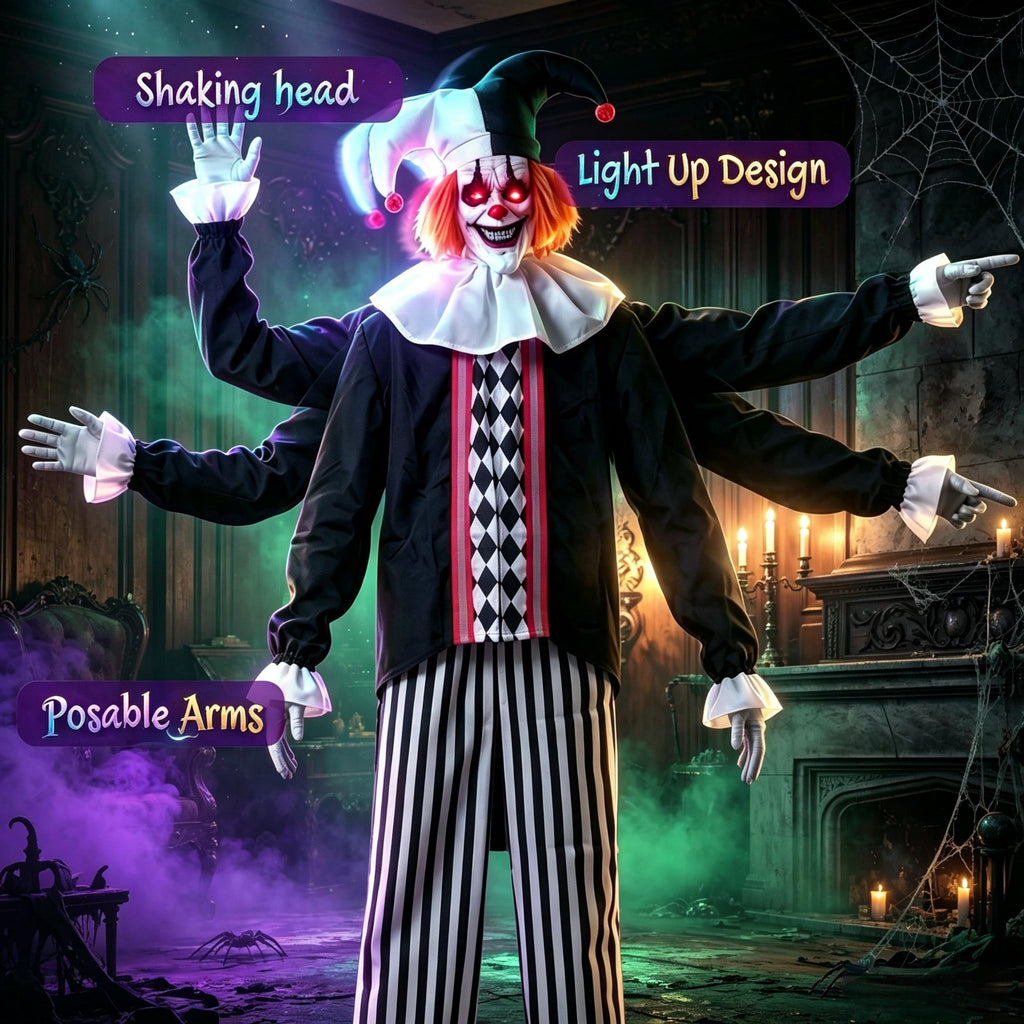 Frightening Giant Clown Prop