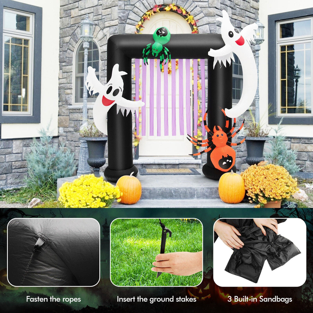 7.5 Feet Halloween Inflatable Archway