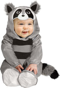 Baby Raccoon Toddler Costume Footed Jumpsuit