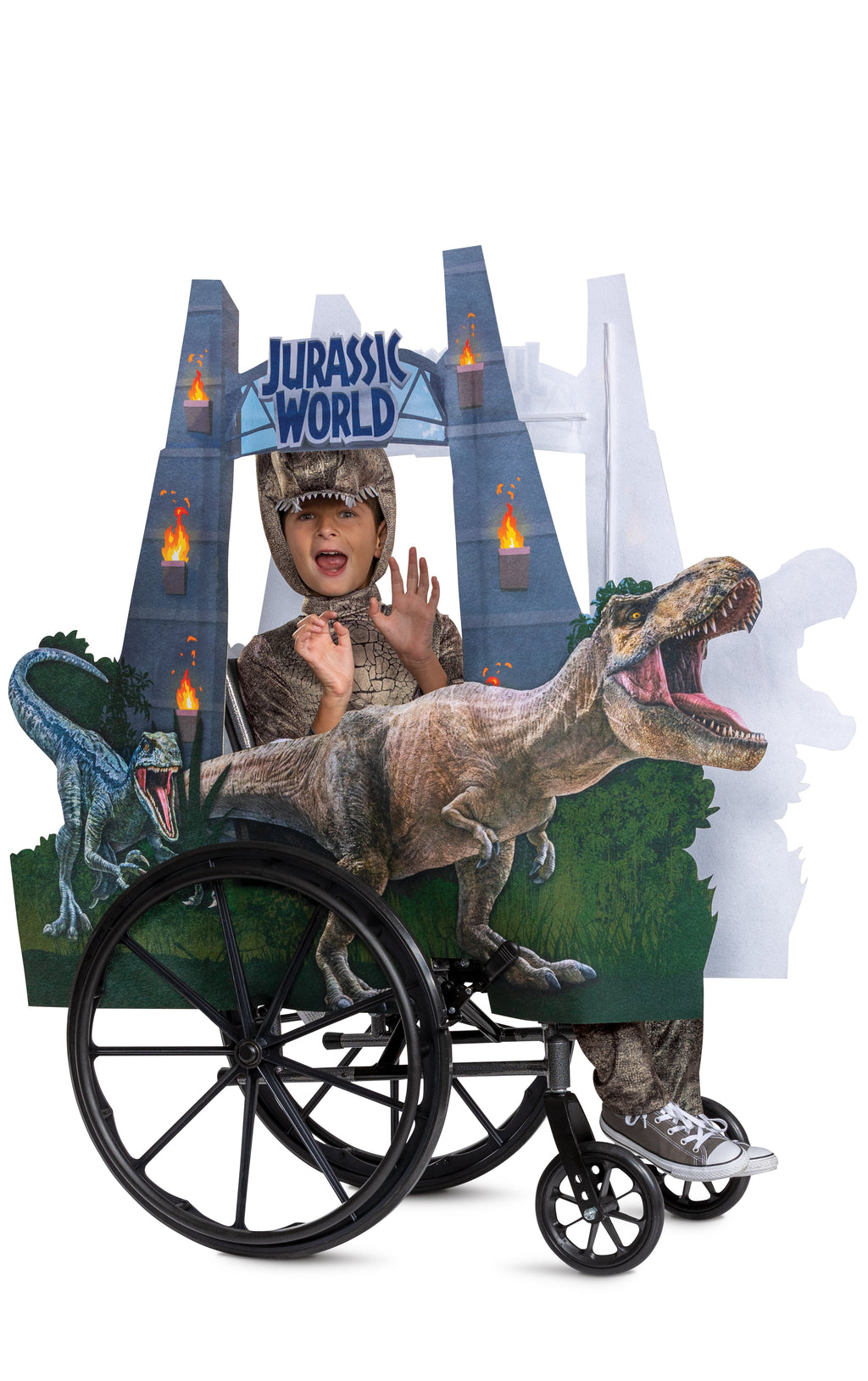 Jurassic World Adaptive Wheelchair Costume Cover