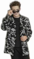 Skull & Crossbones Gothic Jacket Costume – XL