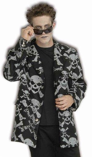 Skull & Crossbones Gothic Jacket Costume – XL