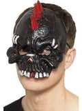 Black & Red Punk Half-Face Mask