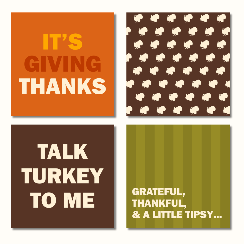 Thanksgiving Cocktail Napkins