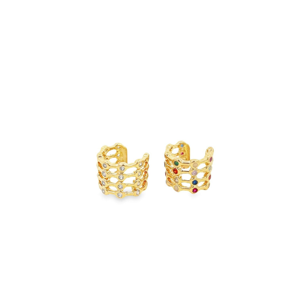 Cubic Zirconia Ear Cuff