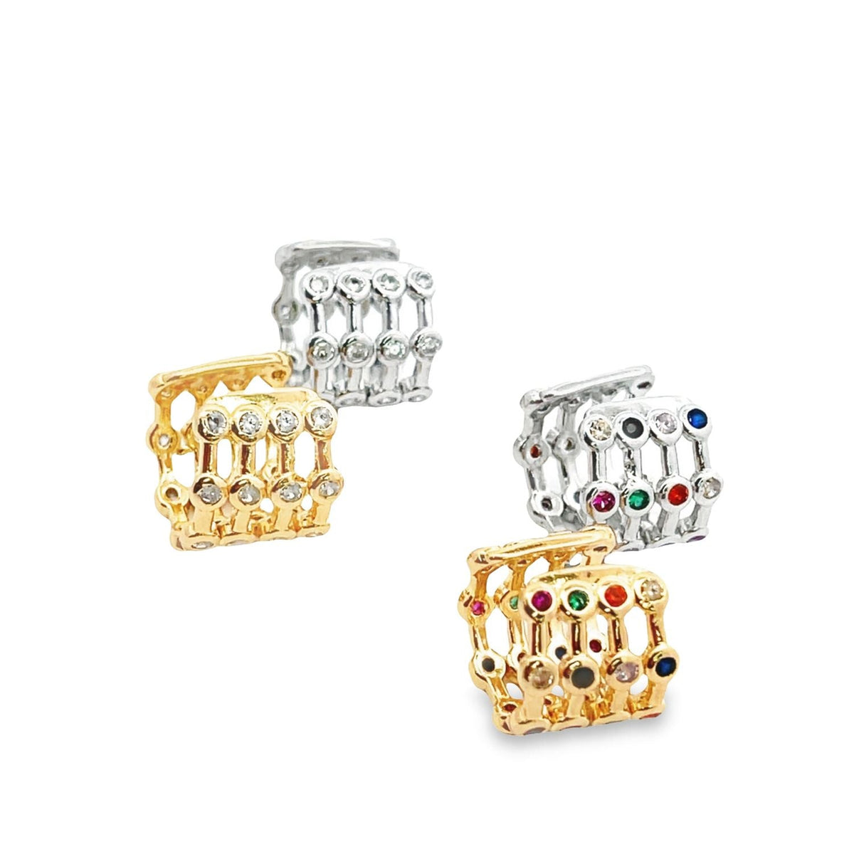 Cubic Zirconia Ear Cuff