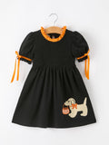 Girls Halloween Dog Dress