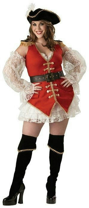 Pirate Treasure Plus Size Deluxe Pirate Adult Costume XL