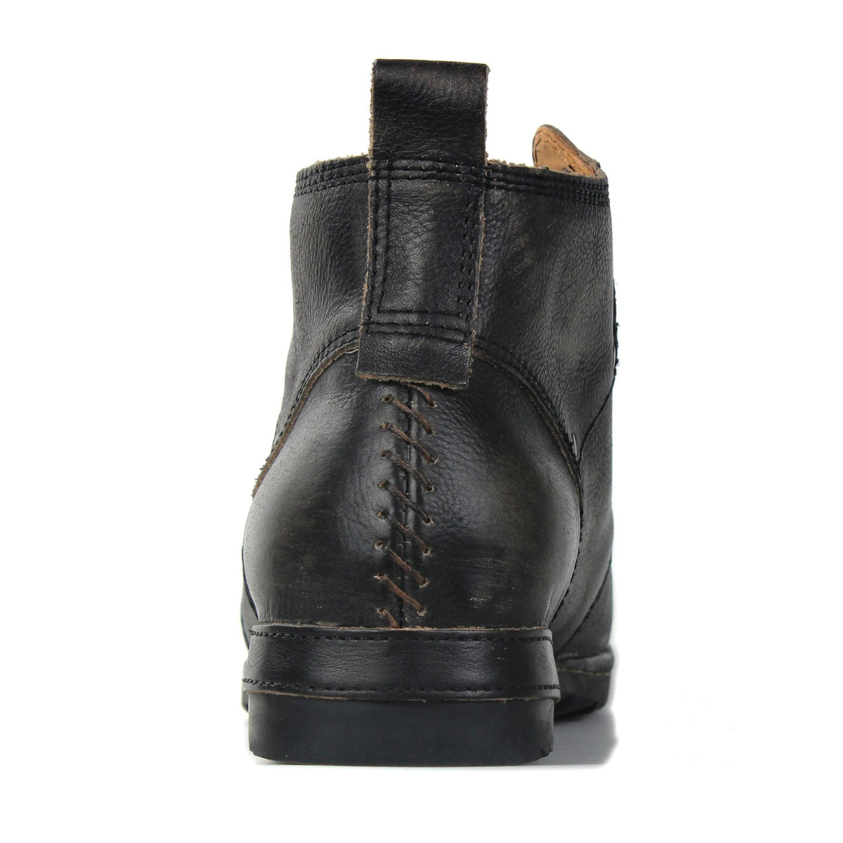Men’s Distressed Leather Punk Moto Boots – OS-6015