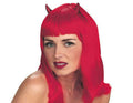 Devilicious Red Devil Wig with Horns