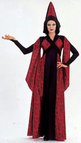 Black & Red Gothic Rose Queen Costume