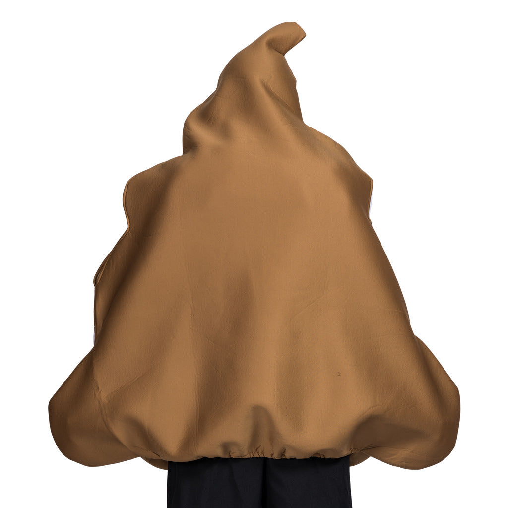 Poo funny cosplay costumes a piece of shit creative Halloween cos costumes campus party activities spoof cake clothes