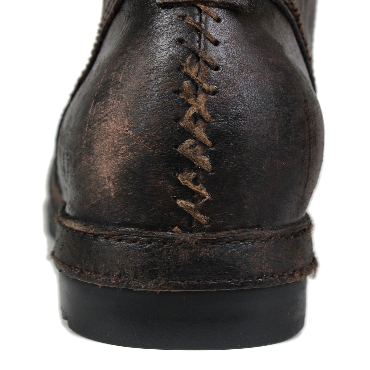 Men’s Distressed Leather Punk Moto Boots – OS-6015