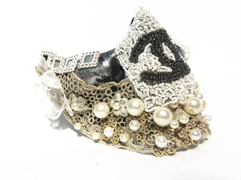 Riveted Skull Punk Performance Mask