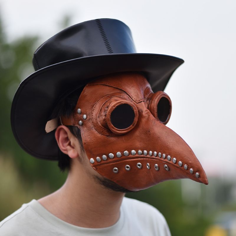 Punk Plague Doctor Crow Headpiece