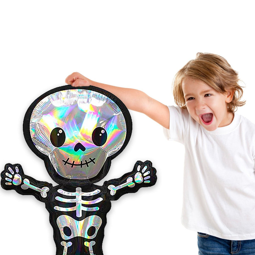 Iridescent Skeleton Balloon