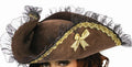Brown Tricorn Pirate Hat – Adult