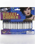 Punk Rock Bullet Choker Necklace
