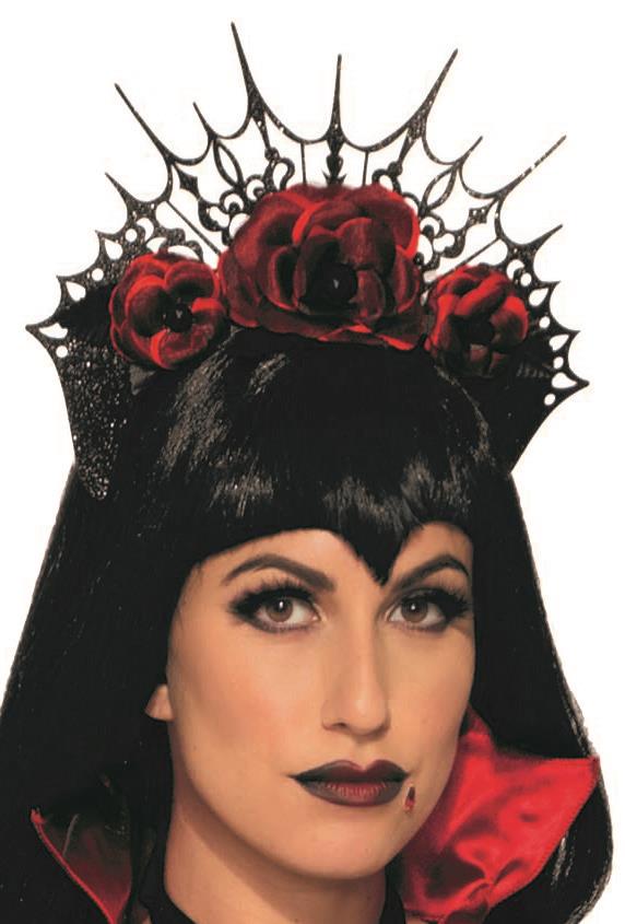 Gothic Vampire Rose Headband