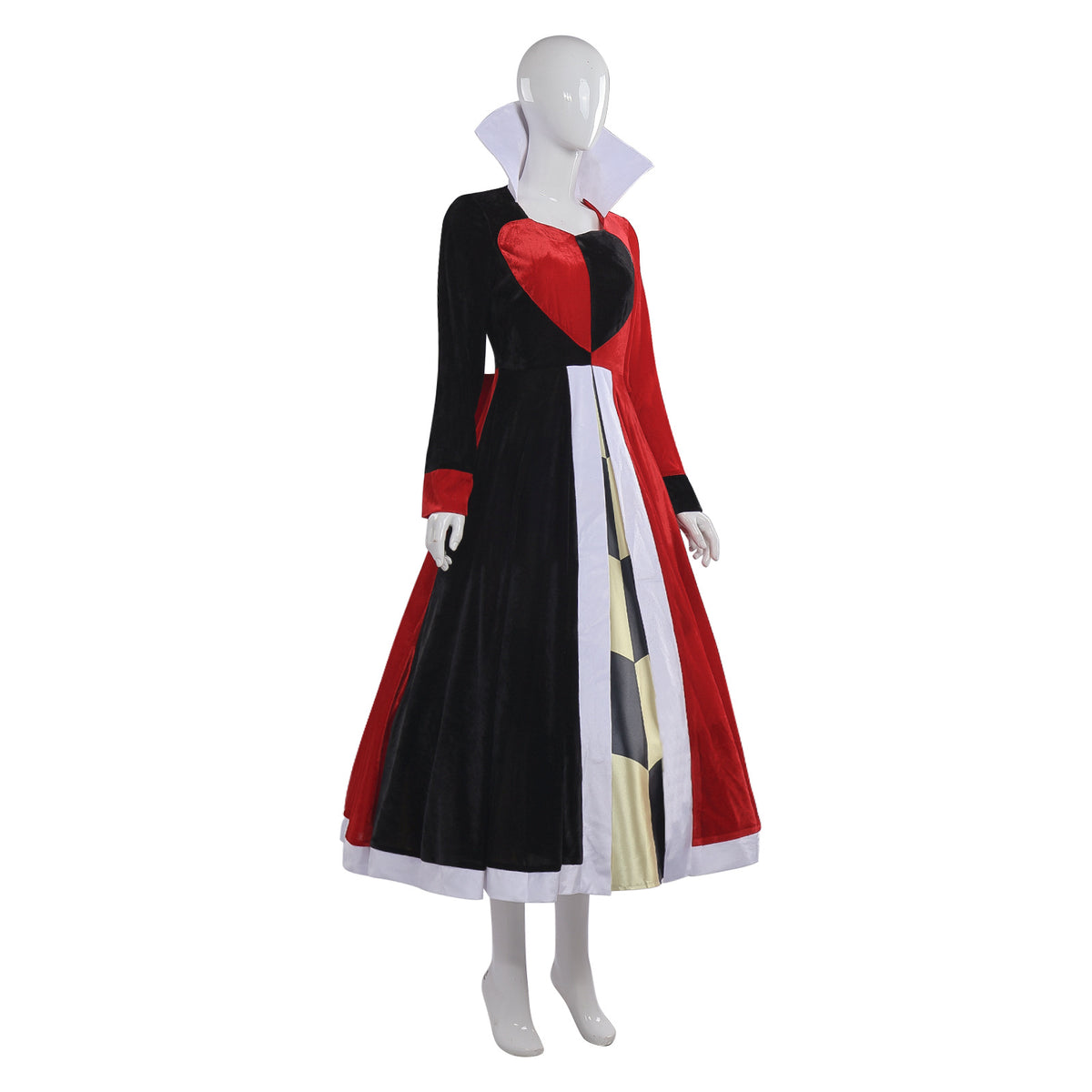 Alice in Wonderland Queen of Hearts Cosplay Costume Halloween Queen of Hearts