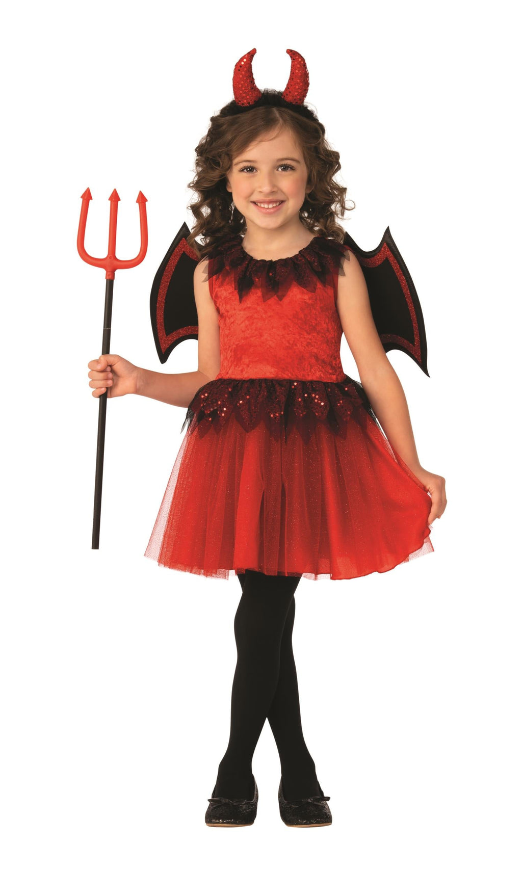 Red Classic Cute Devil Girl Dress Costume