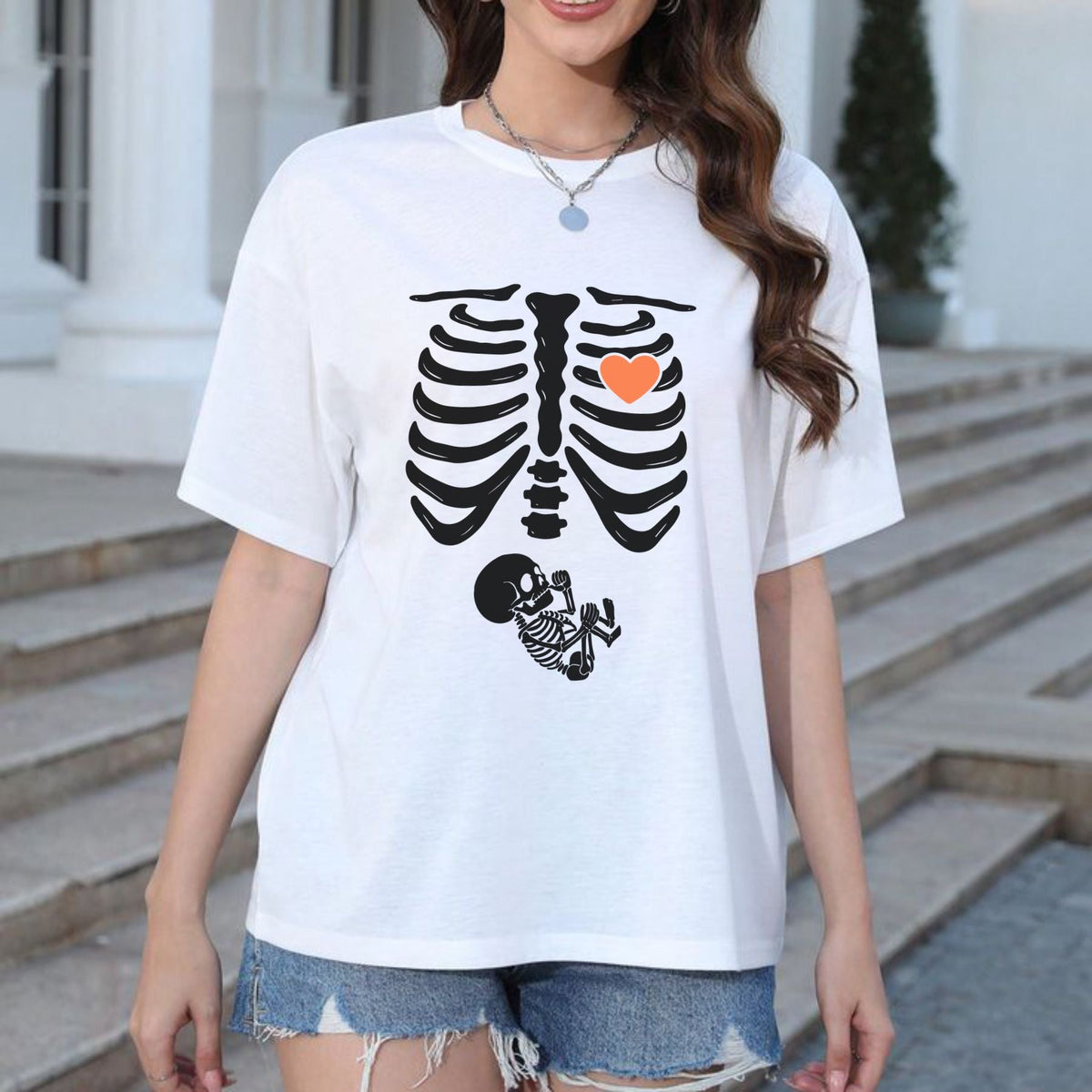 Maternity Skeleton Shirt