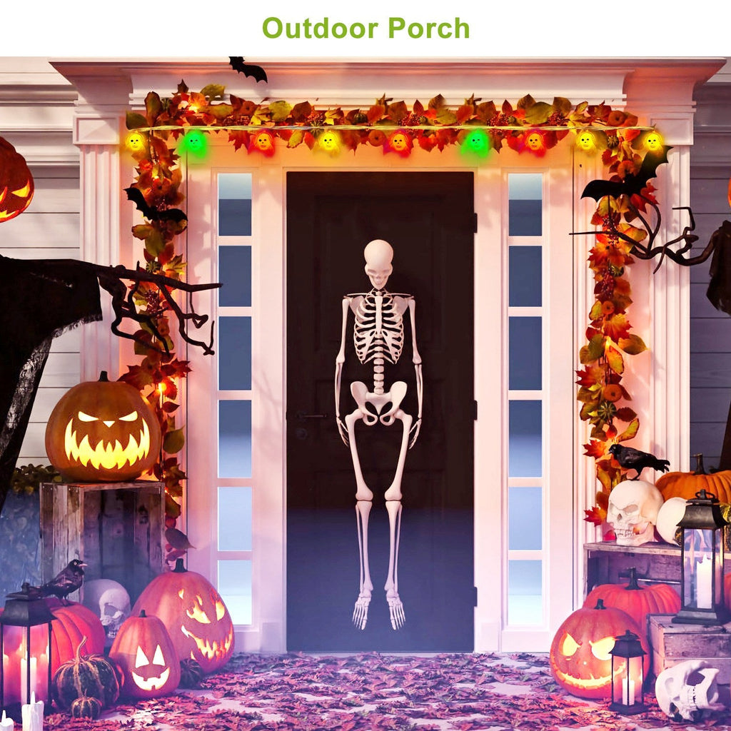 3Pcs Halloween Light Decorations Total 50 LEDs 24ft