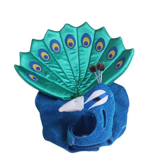 Two-Piece Peacock Pet Costume