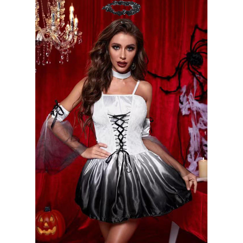 S-3XL Halloween Vampire Ghost Costume for Parties