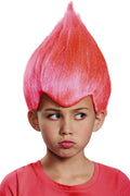 Pink Trolls Child Costume Wig
