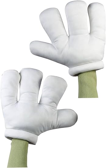Adult Mickey/Minnie Cartoon Hands White