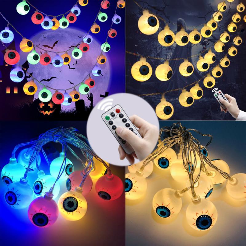 LED Eyeball String Lights – 10 Count