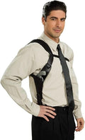 Black Shoulder Holster Costume Accessory