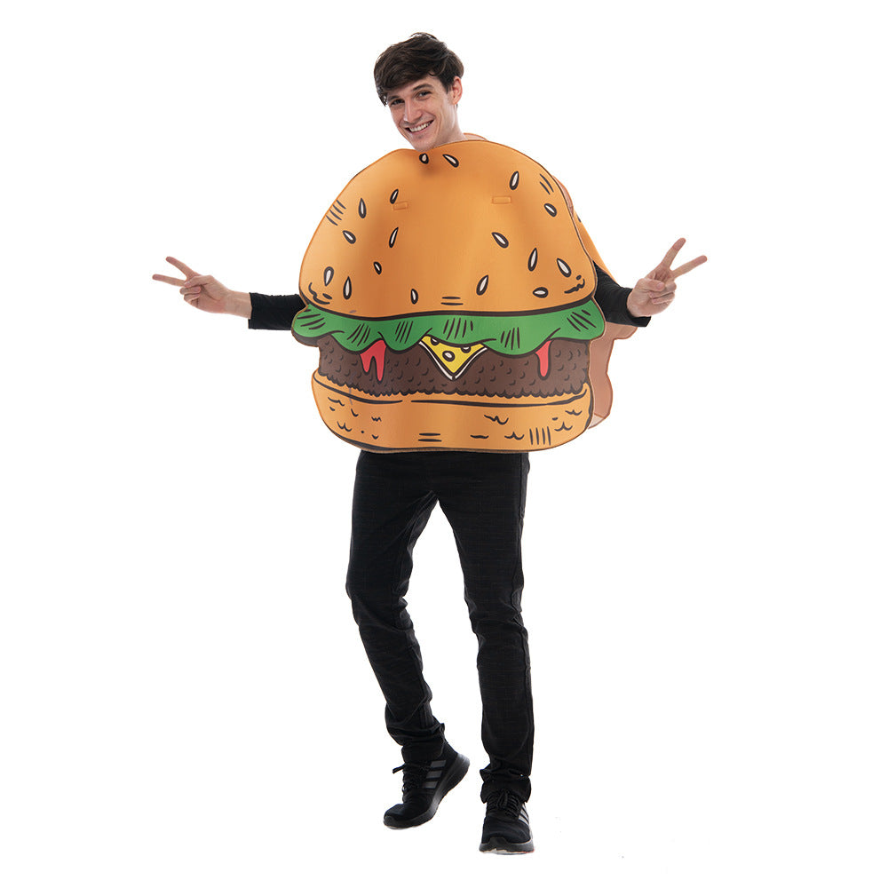 Compound Sponge Costumes School Activity Games Party Hamburger Bar Carnival Atmosphere Clothes
