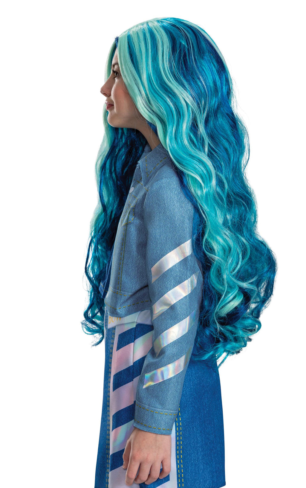 Rainbow High Blue two toned Child Costume Wig