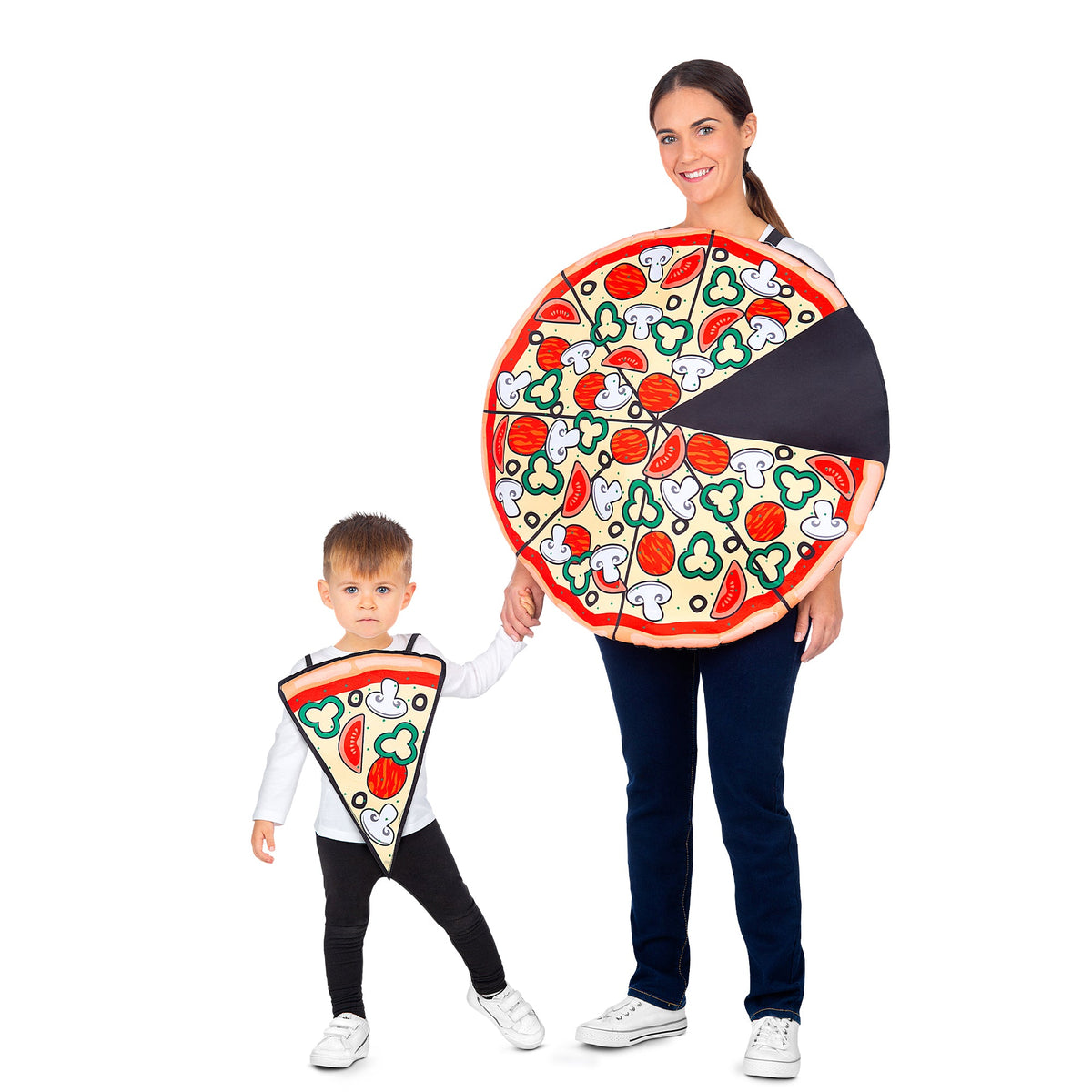 Pizza Slice Adult & Child Family Costume Set
