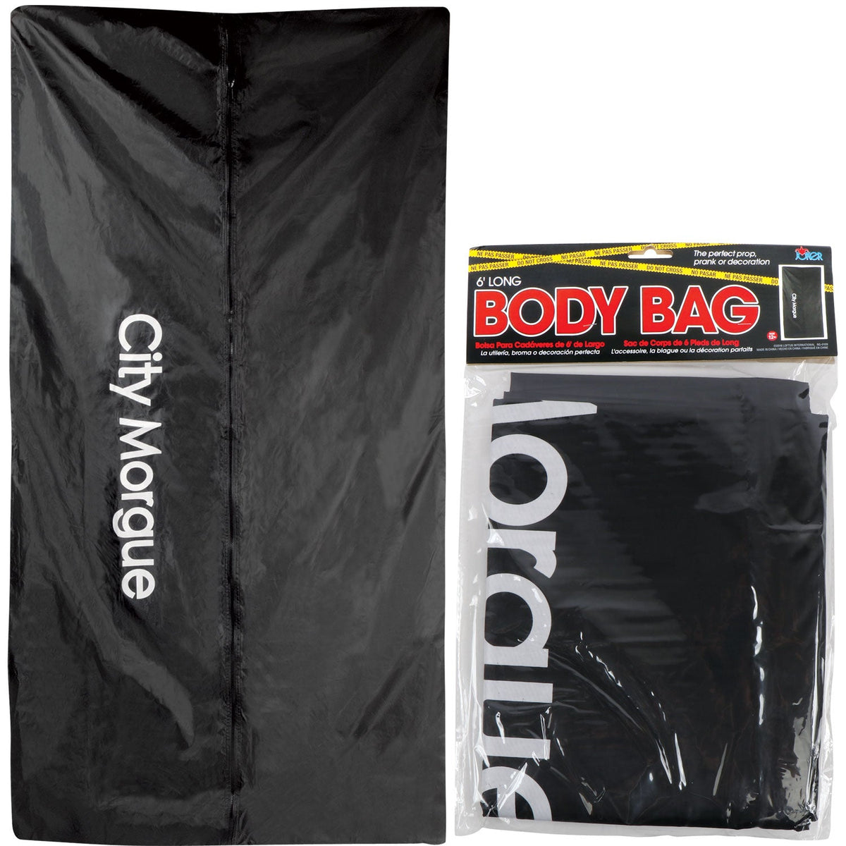 6ft. City Morgue Body Bag Halloween Prop