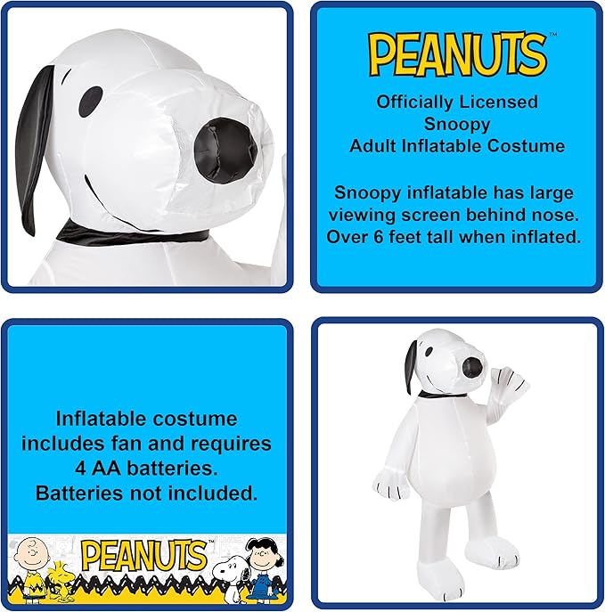 Peanuts Snoopy Inflatable Adult Costume