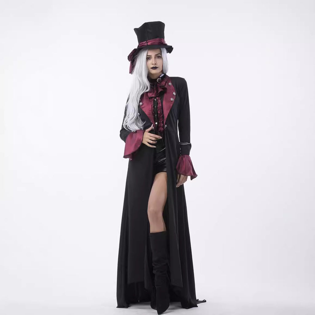 Vampire Costume Cosplay Outfit for Women Halloween Role Play Movie