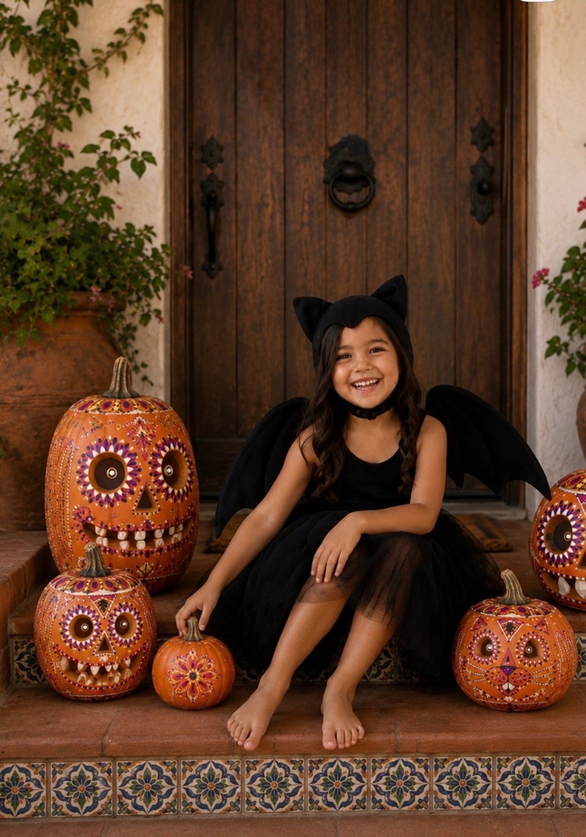Kids' Bat Tutu Costume