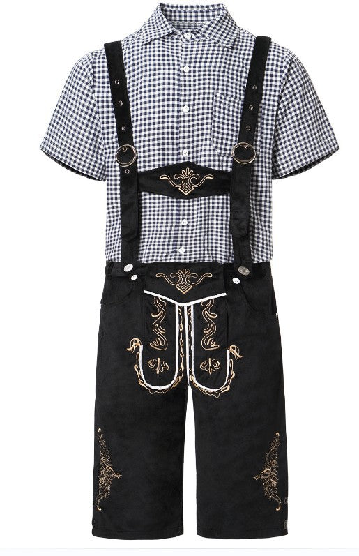 Bavarian Traditional Adult Men's Beer Festival Costume Party Outfit