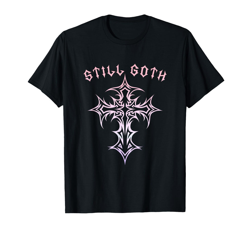 Still Goth Cross Graphic T-Shirt