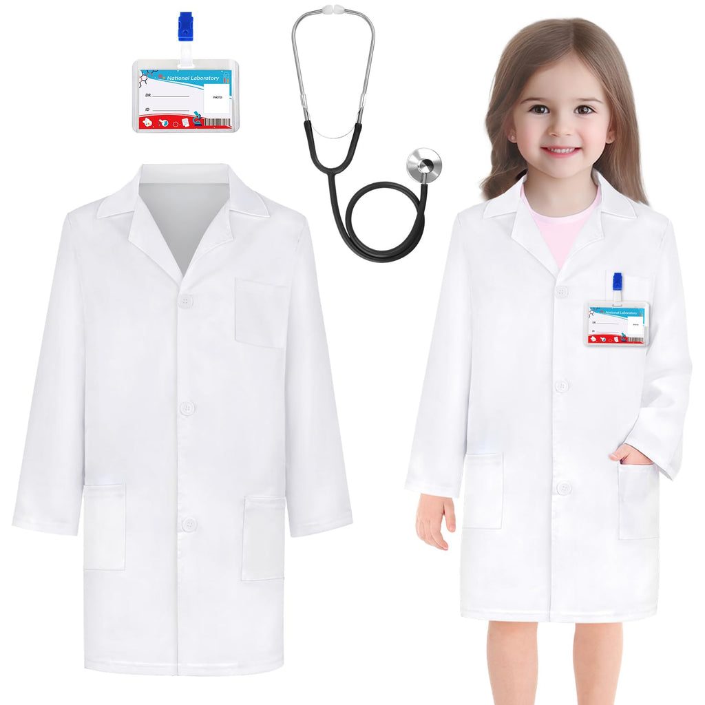 Kids' Doctor Costume with Working Stethoscope