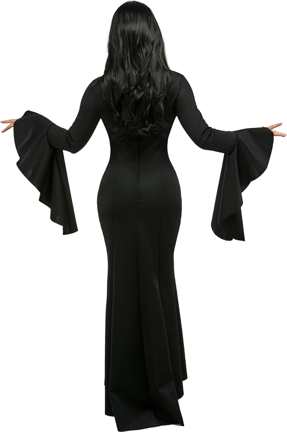 Morticia Addams Black Dress Costume