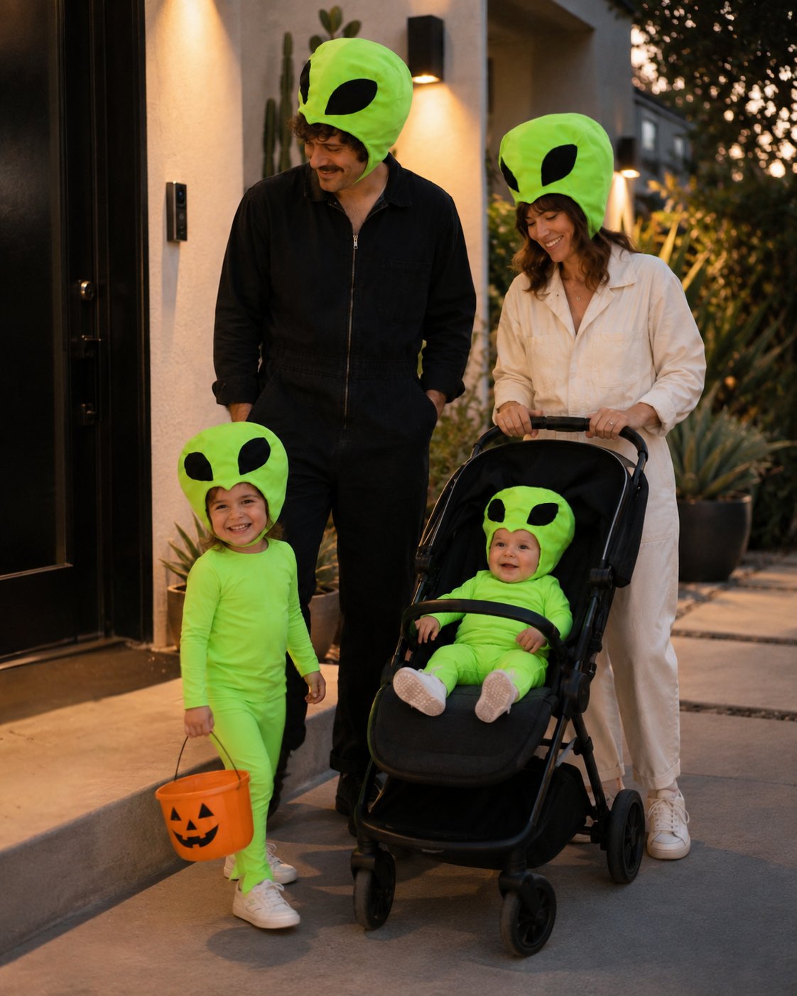 Baby Green Alien Halloween Costume