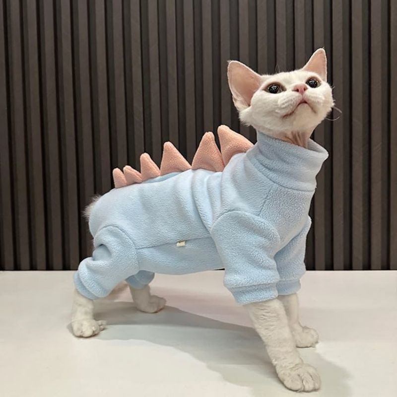 Sphynx Cat Dinosaur Costume