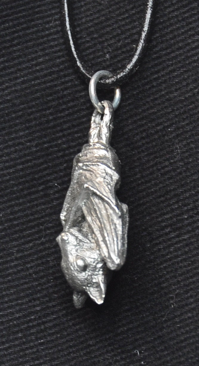 Handmade Gothic Fruit Bat Pendant