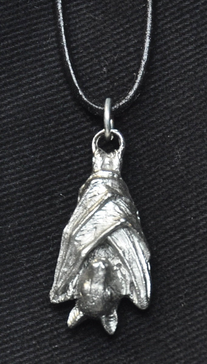 Handmade Gothic Fruit Bat Pendant