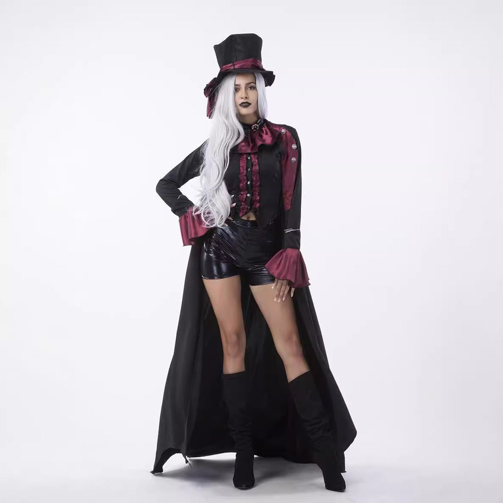 Vampire Costume Cosplay Outfit for Women Halloween Role Play Movie